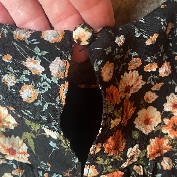 Hayden Girl gorgeous fall floral tiered dress-Girls size small-EUC - Picture 7 of 16